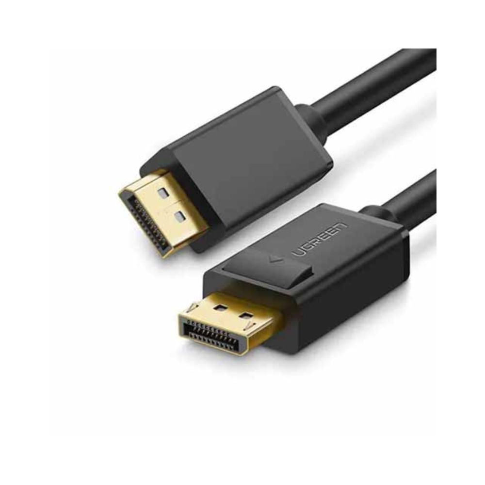 Ugreen 10244 DP Male to Male Cable 1m (black) Ugreen 10244 DP Male to Male Cable 1m (black)